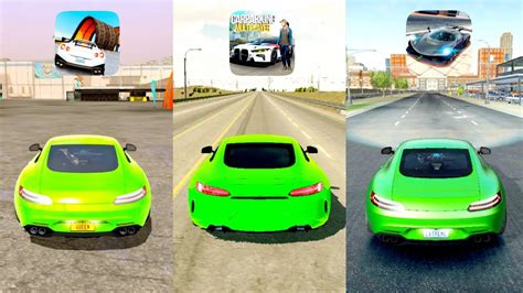 Mercedes Amg Gt Car Stunt Races Mega Ramps Car Parking Multiplayer