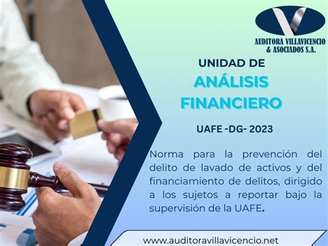 Unidad De AnÁlisis Financiero Uafe Dg 2023 0689