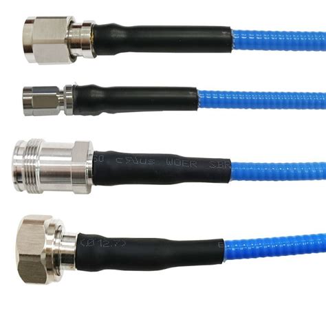 SMA Male To SMA Male Rg401 CF250 50 FEP RF Coaxial Test Cable Assembly