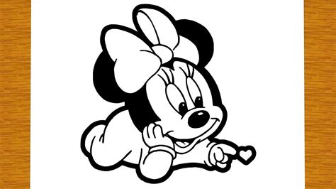 Comment Dessiner Minnie Mouse Dessins Faciles Youtube