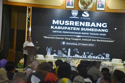 Susun Rkpd Pemkab Sumedang Gelar Musrenbang Kabupaten Gapura News