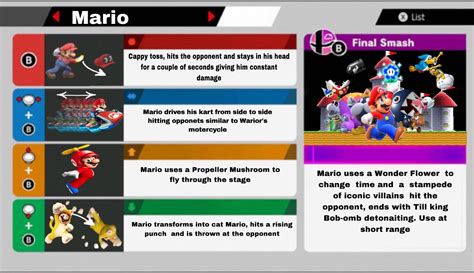 I made a new Mario moveset : r/SmashBrosUltimate