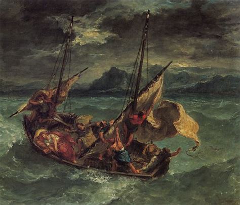 MyStudios Eugene Delacroix Christ On The Sea Of Galilee