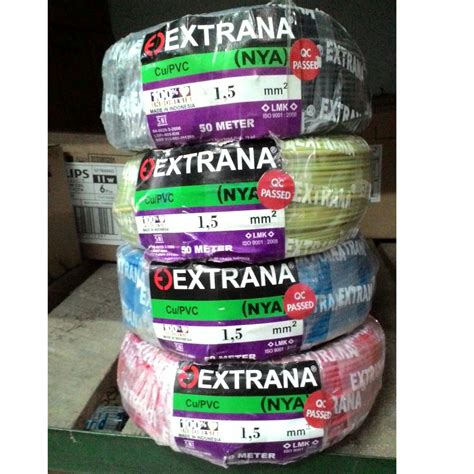 Jual Kabel NYA Extrana 1 5 Mm 50 Meter Indonesia Shopee Indonesia