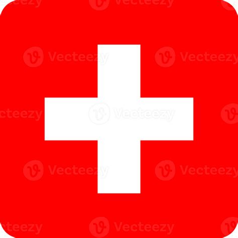 Swiss Flag of Switzerland round corners 29888014 PNG