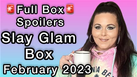 February Slay Glam Box Spoilers Youtube