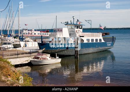 Madeline Island ferry, Bayfield, Wisconsin Stock Photo - Alamy