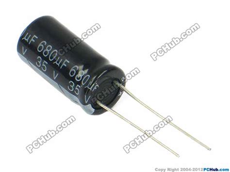 Electrolytic Capacitor 40 To 105 C 35v 680uF 10x20mm Height UPH