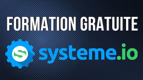 Systeme Io Formation Gratuite Introduction Youtube