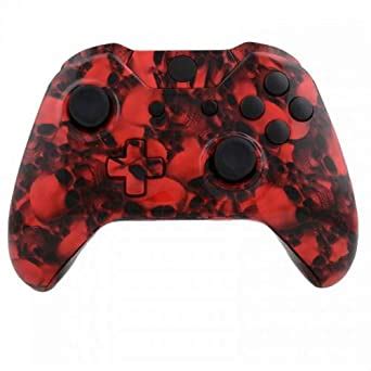 Amazon ModFreakz Shell Kit Hydro Dipped Hades Red Skull For Xbox