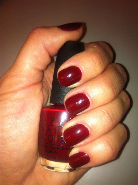 Opis Got The Blues For Red Nail Polish Nails Beauty