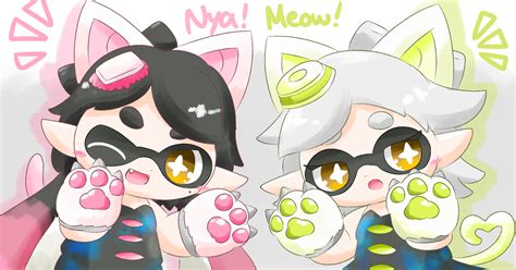 スプラトゥーン ネコミミシオカラーズ！ ノベボーのイラスト Pixiv