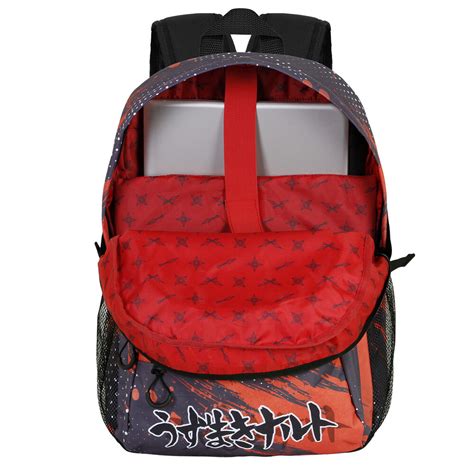 Conjunto Escolar Naruto Mochila lancheira porta lápis triplo