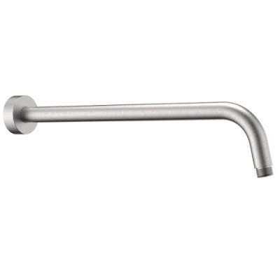 Bras de douche mural rond 40cm Nickel brossé O DESIGN Réf BRAMR NB