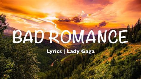 Bad Romance Lady Gaga Lyrics Chords Chordify