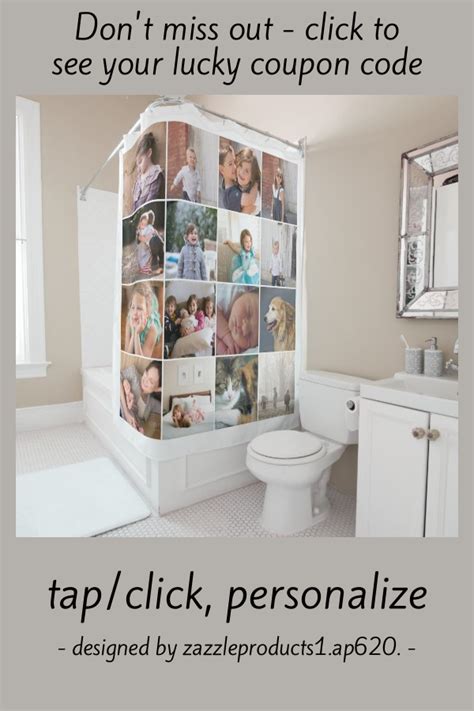 Personalized Photo Collage With Sixteen Photos Shower Curtain Zazzle