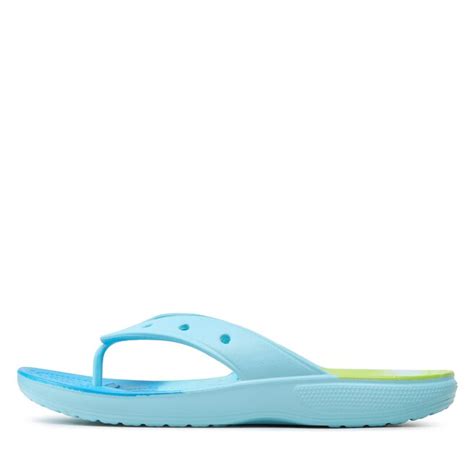 Zehentrenner Crocs Classic Ombre Flip 208283 Blau Eschuhe De