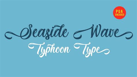 Seaside Wave Font › Fontesk