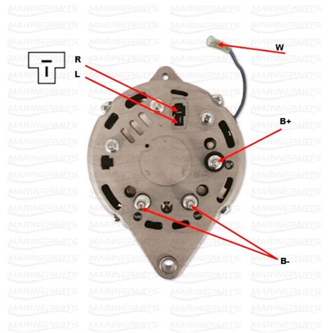 Alternator Yanmar 12v 80 Amp Marinepartseu