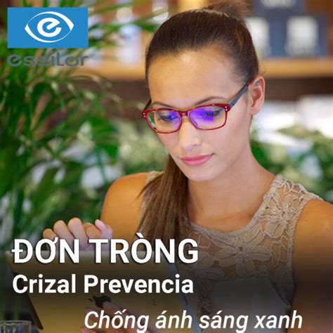 Tròng Kính Essilor Crizal Prevencia Chính Hãng Giá Tốt