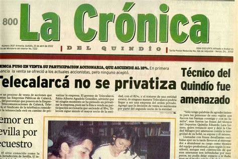 Noticias De General La Cr Nica Del Quind O Noticias Quind O Colombia