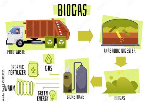 Biogas Production Process From Food Waste Collection To Anaerobic