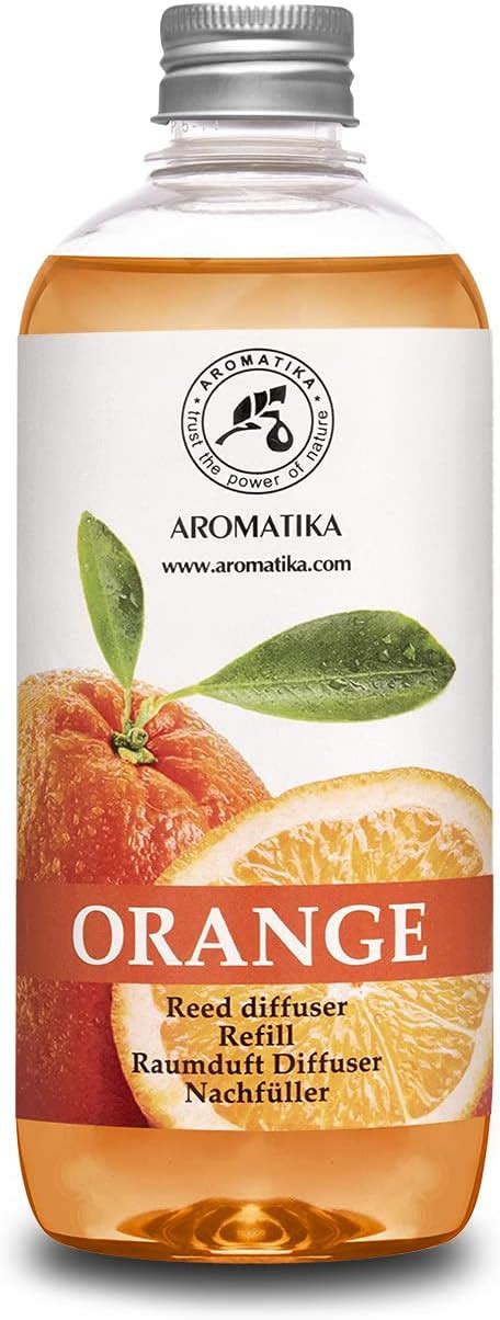 Raumduft Nachfüllflasche 500ml mit Natürlich Ätherischen Orangenöl