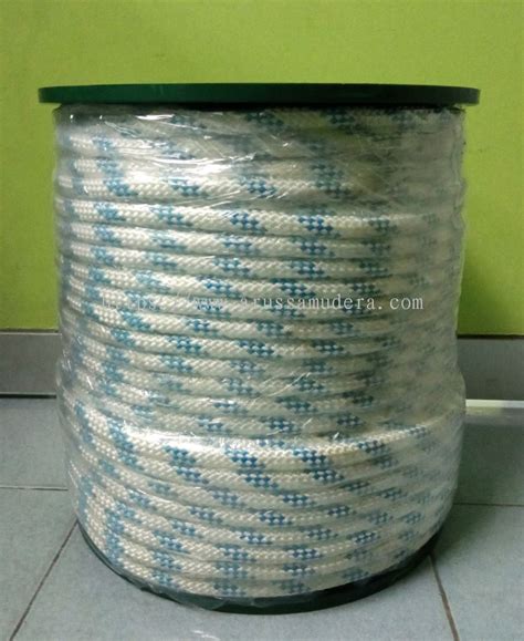 Perak Seri Manjung Polyester Rope EQUINOXE White With Blue Fleck 12 Mm