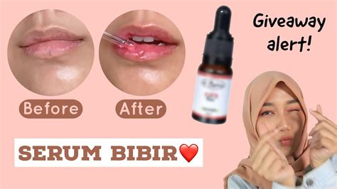 GIVEAWAY ALERT SERUM BIBIR AMPUH UNTUK MEMBUAT BIBIR PINK ALAMI DAN