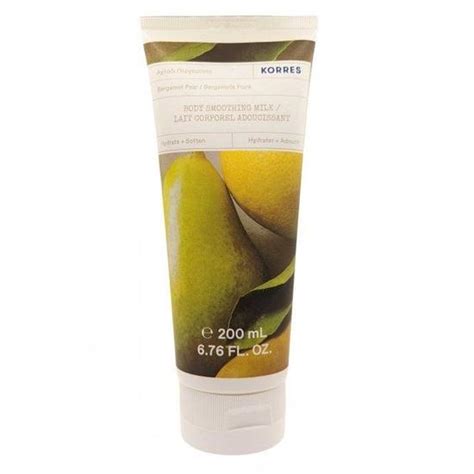 Korres Bergamot Pear Body Smoothing Milk Cosmetify