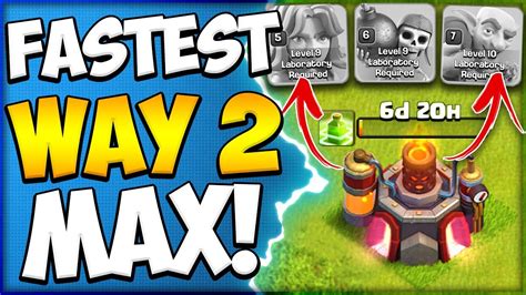 4 Laboratory Upgrades In 3 Minutes How To Max Troops Fast In Clash