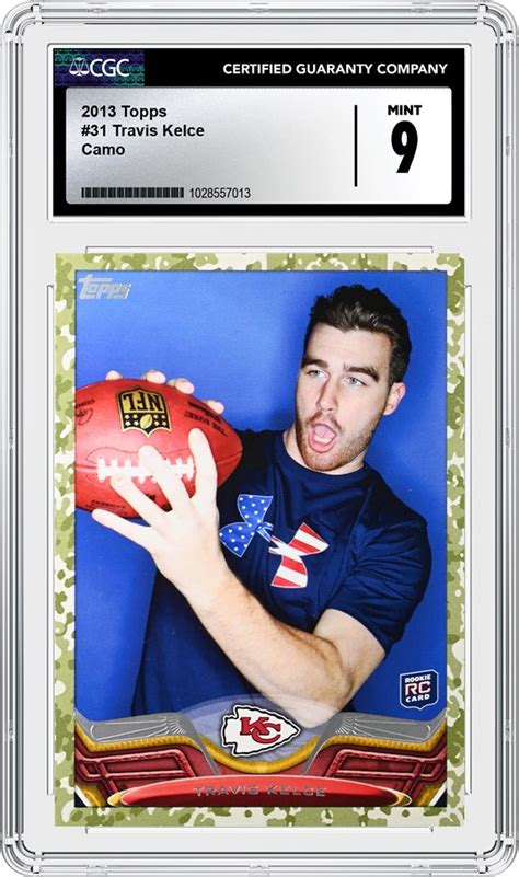 CGC Cards Featured Card Of The Month 2013 Topps Travis Kelce Rookie