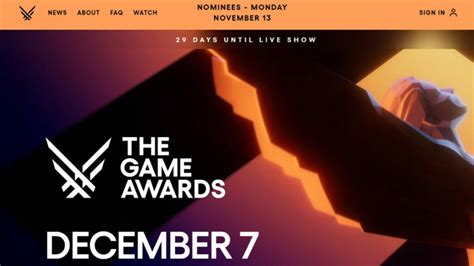 We now have a time and day to find out the nominees for the GOTY 2023 ...