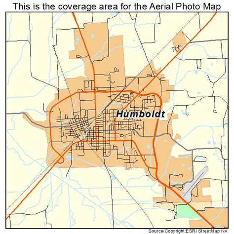 Aerial Photography Map of Humboldt, TN Tennessee