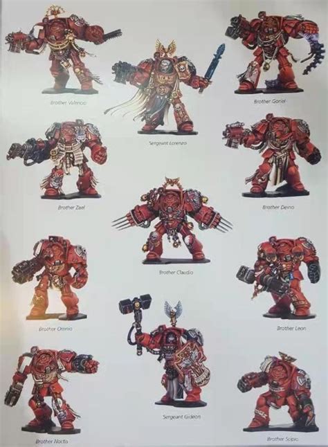 Wz Blood Angels Space Hulk Terminator Armor All Blood Angels