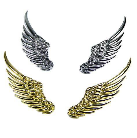 D Angel Hawk Wings Emblem Badge Decal Logo Sticker For Any Car Car