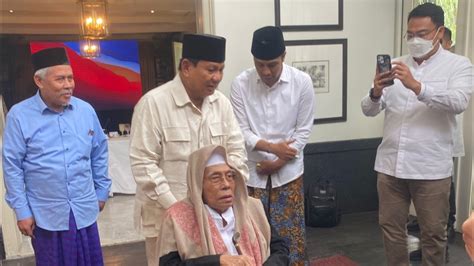 Ulama Kiai Khos Nu Jatim Bertemu Prabowo Subianto Sinyalmen Restu