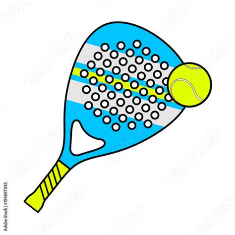 Padel Racket Illustration Imágenes De Archivo Y Vectores Libres De