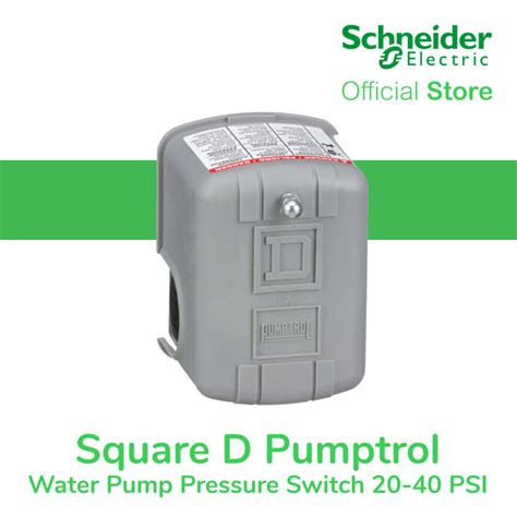 Schneider Square D Pumptrol 575VAC 1HP F Options Pressure Switch