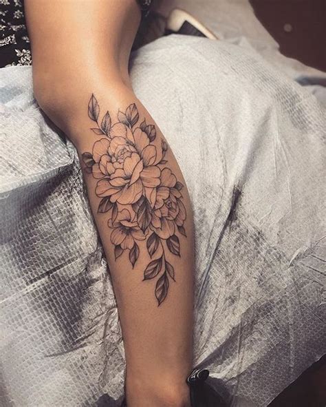 As 35 Mais Belas Tatuagens Na Panturrilha Tatuagensfeminas