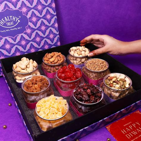 Healthy Treat Bada Dhamaka Premium Dry Fruit Diwali Gift Box Hamper