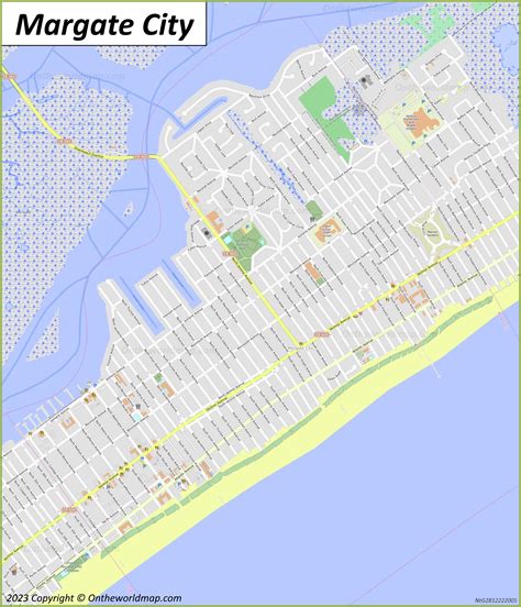 Margate City Map | New Jersey - Ontheworldmap.com