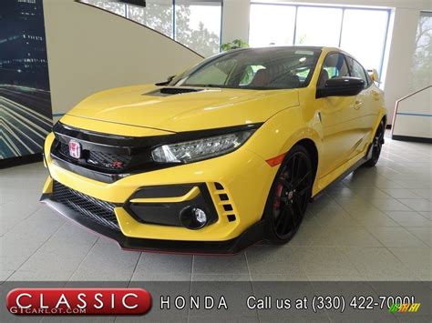 2021 Limited Edition Phoenix Yellow Honda Civic Type R Limited Edition ...