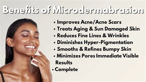 Achieve youthful and radiant skin with the amazing benefits of microdermabrasion. Bid farewell ...