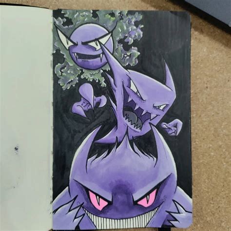 Gastly Evolutions By Mighty Melvin On Deviantart