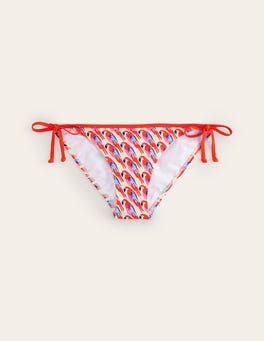 Symi String Bikini Bottoms Multi Tropical Parrot Boden Uk