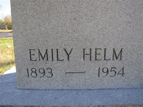 Emily Helm Marriott Find A Grave Memorial