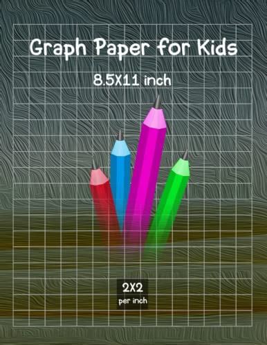 Graph Paper for Kids: Graph Paper for Kids Large 1/2 inch Squares by ...