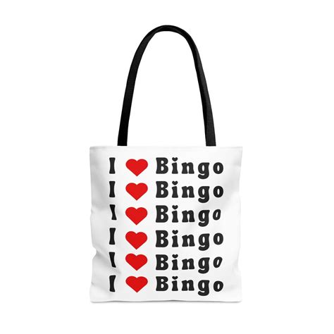 Bingo Tote Bag For Bingo Bag Bingo Tote Bingo T Bingo Ts Etsy