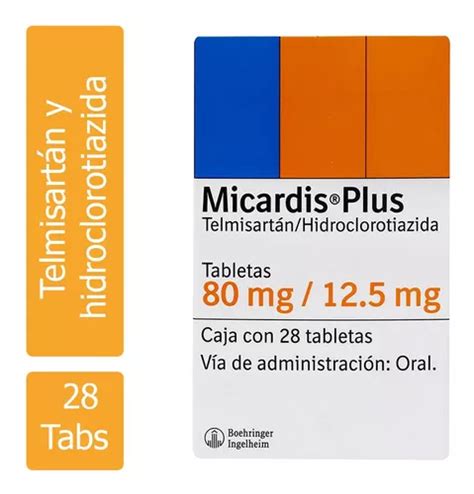 Micardis Plus Mg Mg Caja Con Tabletas Env O Gratis